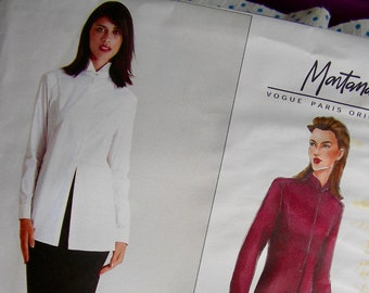 UNCUT * Vogue Pattern 2457 -  Beautiful Misses' Tapered Skirt and Long Shirt *  Designer MONTANA  * Sizes 8, 10, 12 / Bust 31.5, 32.5, 34