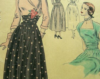 1960s Vogue Special Design 6744 Misses Semi-fitted Evening