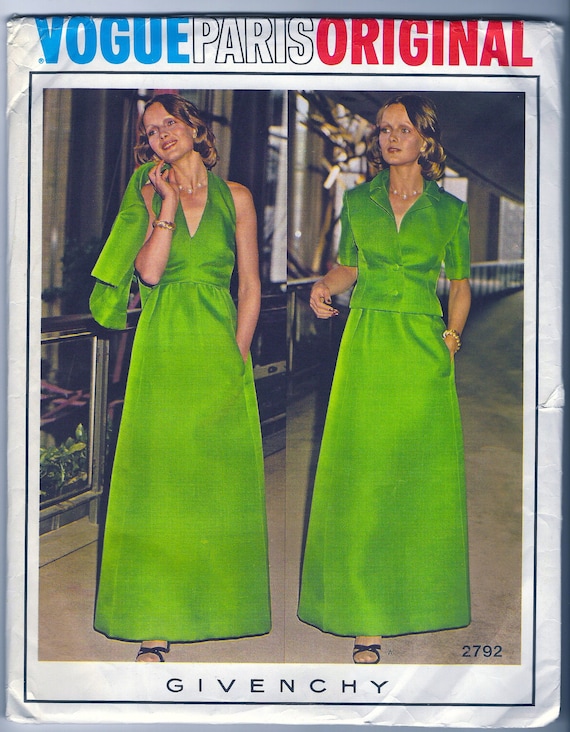 slim fit dress slacks 1980s Givenchy Gown – Swank Vintage main image 1