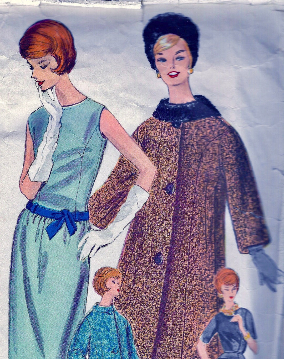 Vintage Vogue Couturier Pattern 1032 STUNNING Drop Waist - Etsy