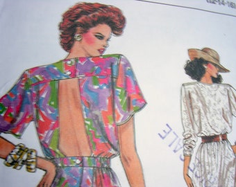 UNCUT *  Vogue Pattern 9515  *  Very Easy Very Vogue * Fabulous Misses' Dress with Sleeve Options  * Sizes 12-14-16. Bust 34-36-38