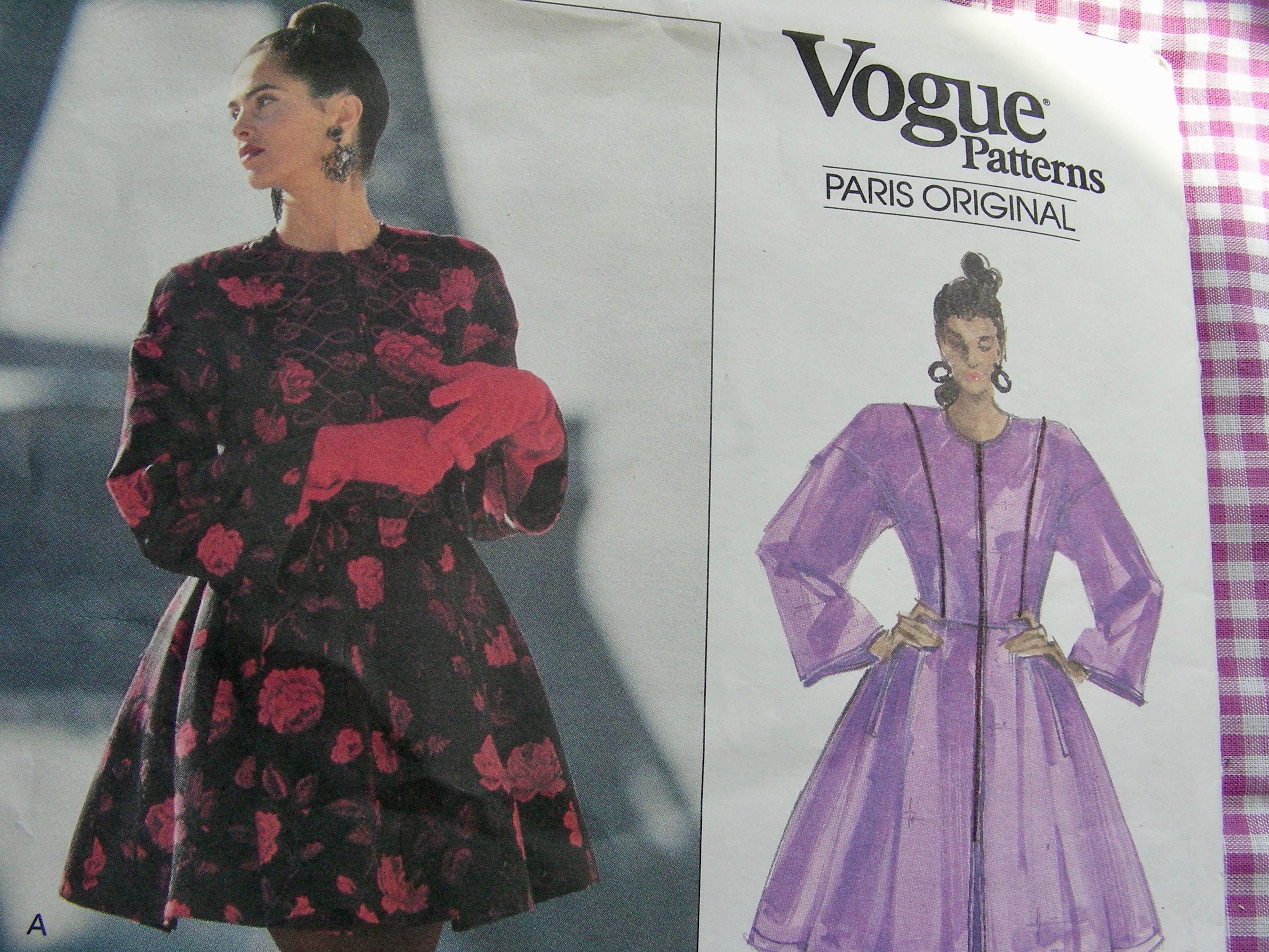 RARE Vogue 2176 - Christian Lacroix 1980s Dropped Shoulder