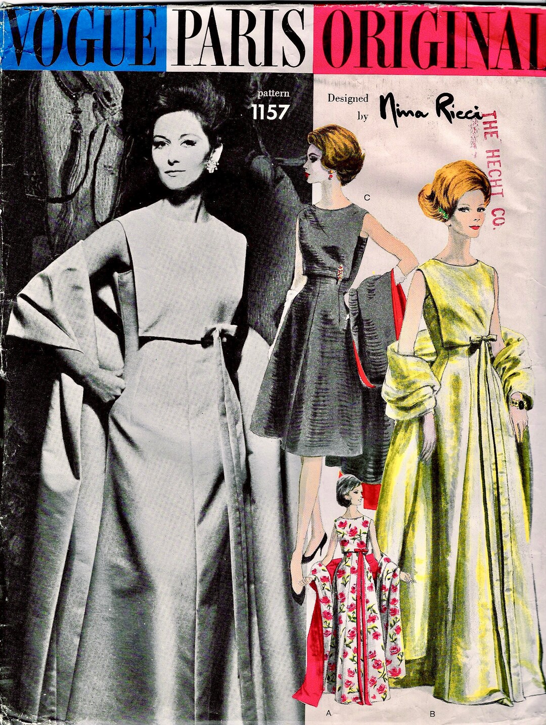 NINA RICCI バーガンディ カシミアストール NINA RICCI