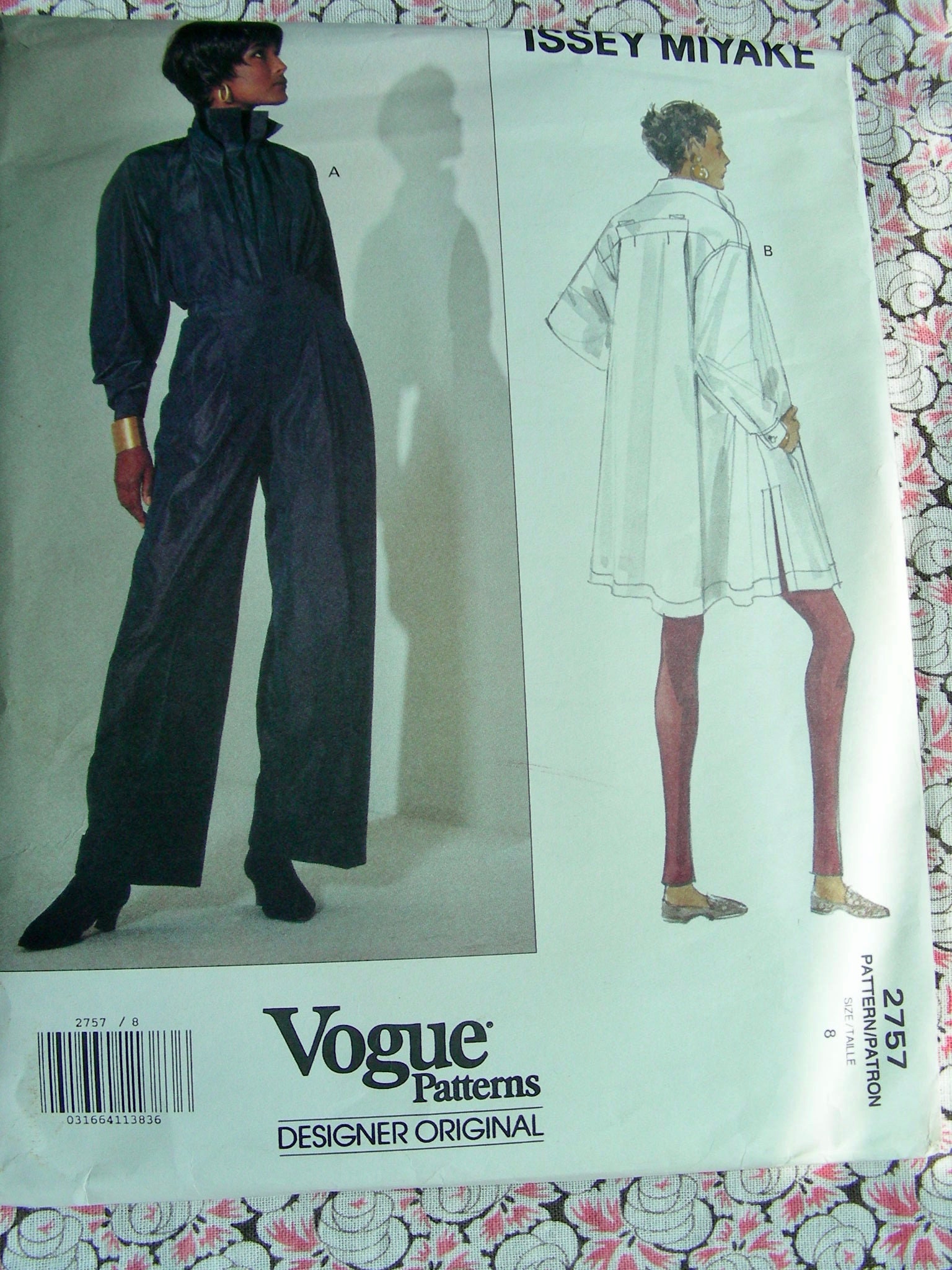 UNCUT *ISSEY MIYAKE Designer Vogue Pattern 2757 Misses