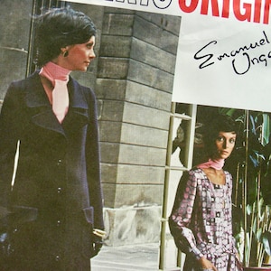 Emanuel Ungaro Designer  * Vogue  Paris Original Pattern 2424 * UNCUT *  Dress, Pants  and Coat for Day or Evening * Size 12, Bust 34