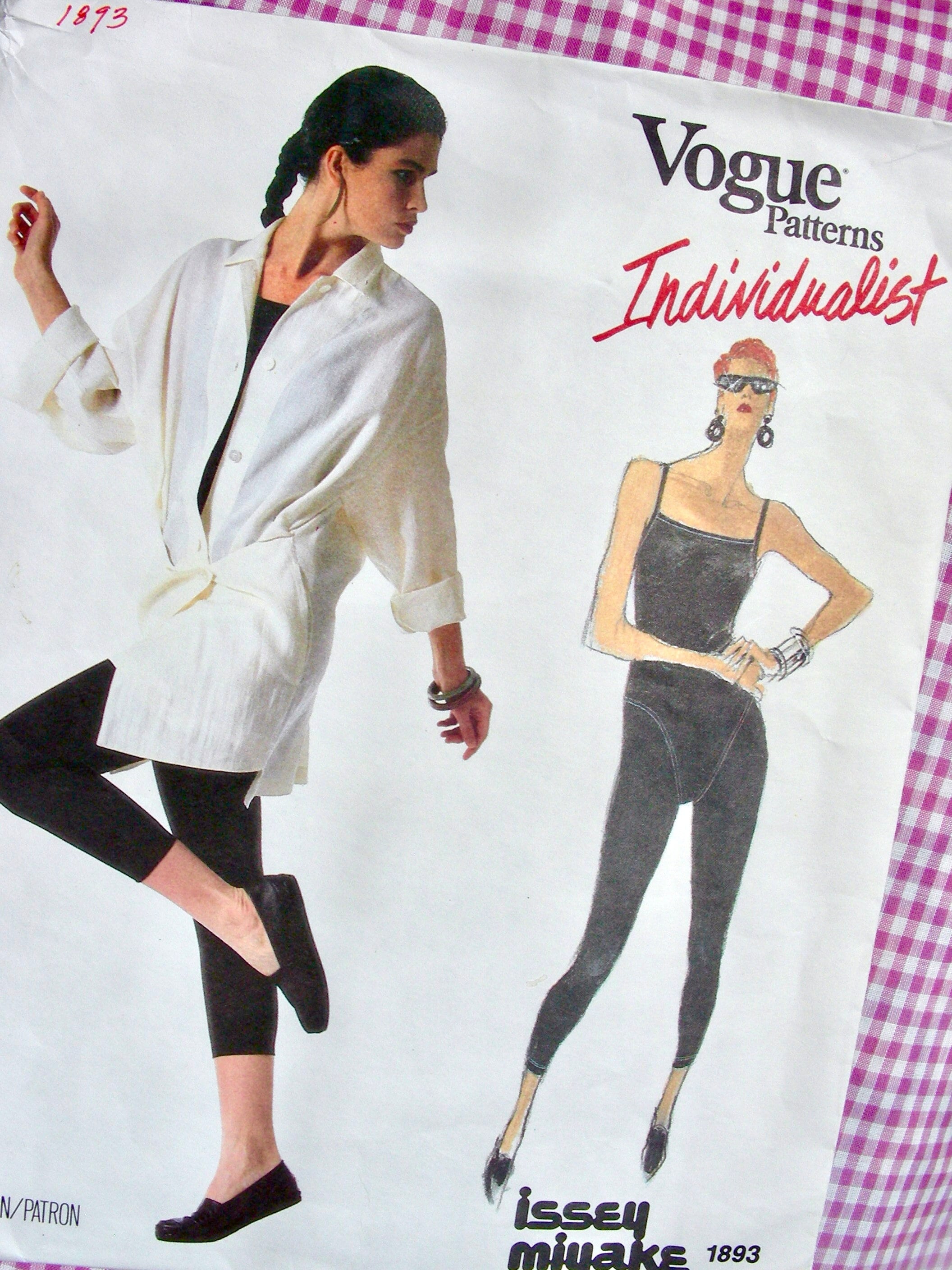 Vogue Pattern 1893 UNCUT * ISSEY MIYAKE Designer Vogue Sewing