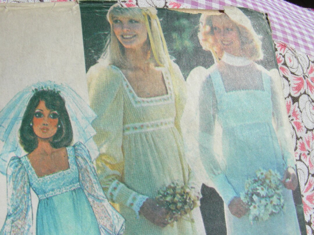 UNCUT Vintage Mccall's Pattern 4917 - Elegant Misses' Bride and ...