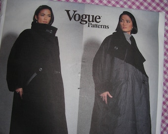 Vogue 2978 UNCUT * ISSEY MIYAKE  Designer Sewing Pattern *  Misses&#39; Reversible Coat  Japanese Fashion Coat  *  All Sizes Included - Rare