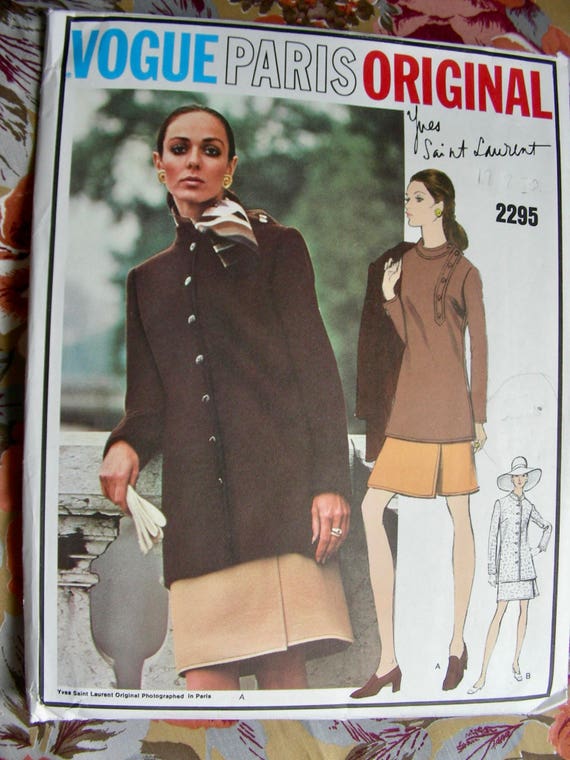 UNCUT * Vintage Vogue Paris Original Pattern 2295 by 