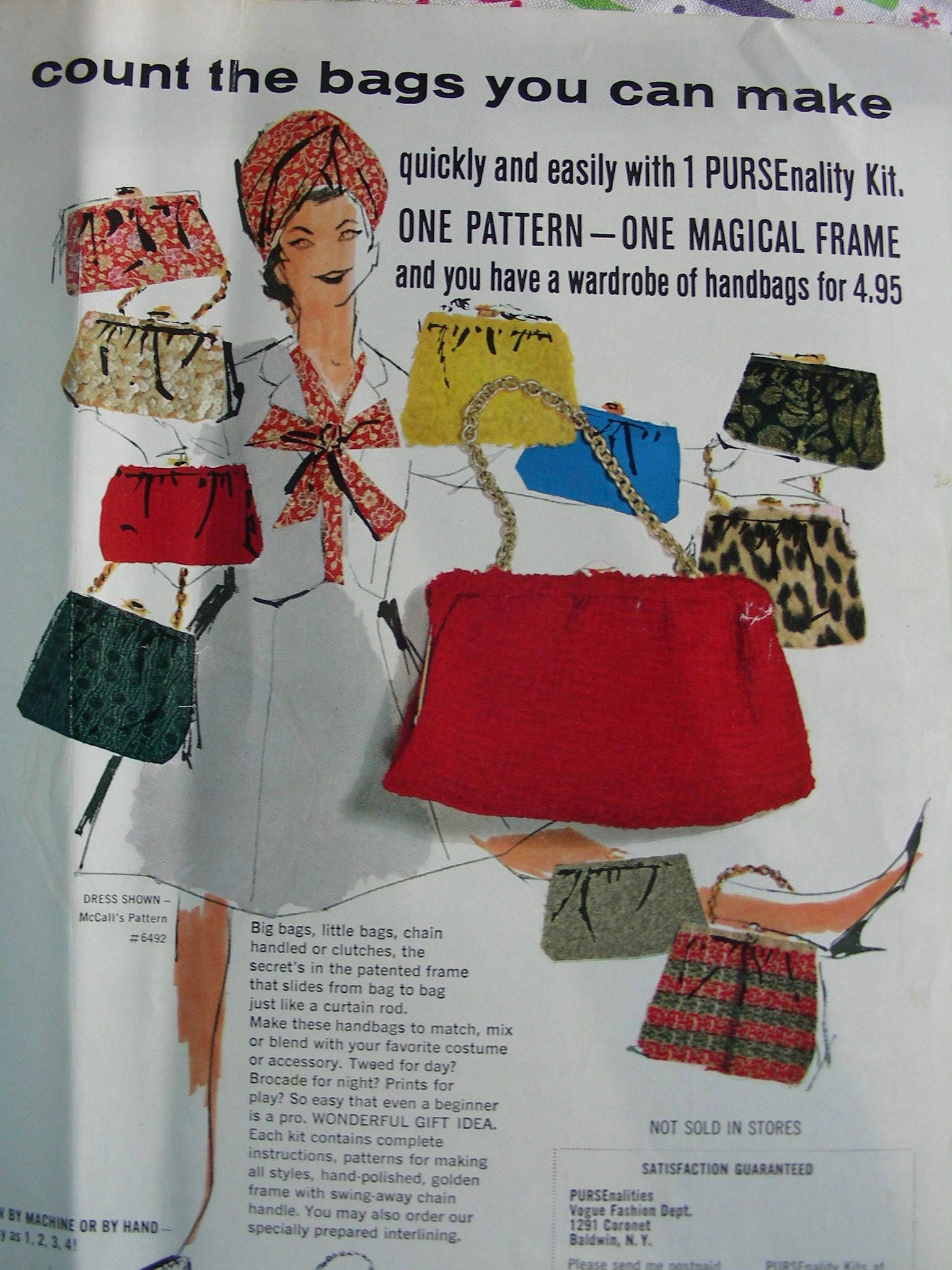 Vintage VOGUE Pattern Fashions PATTERN Book Catalog - VOGUE