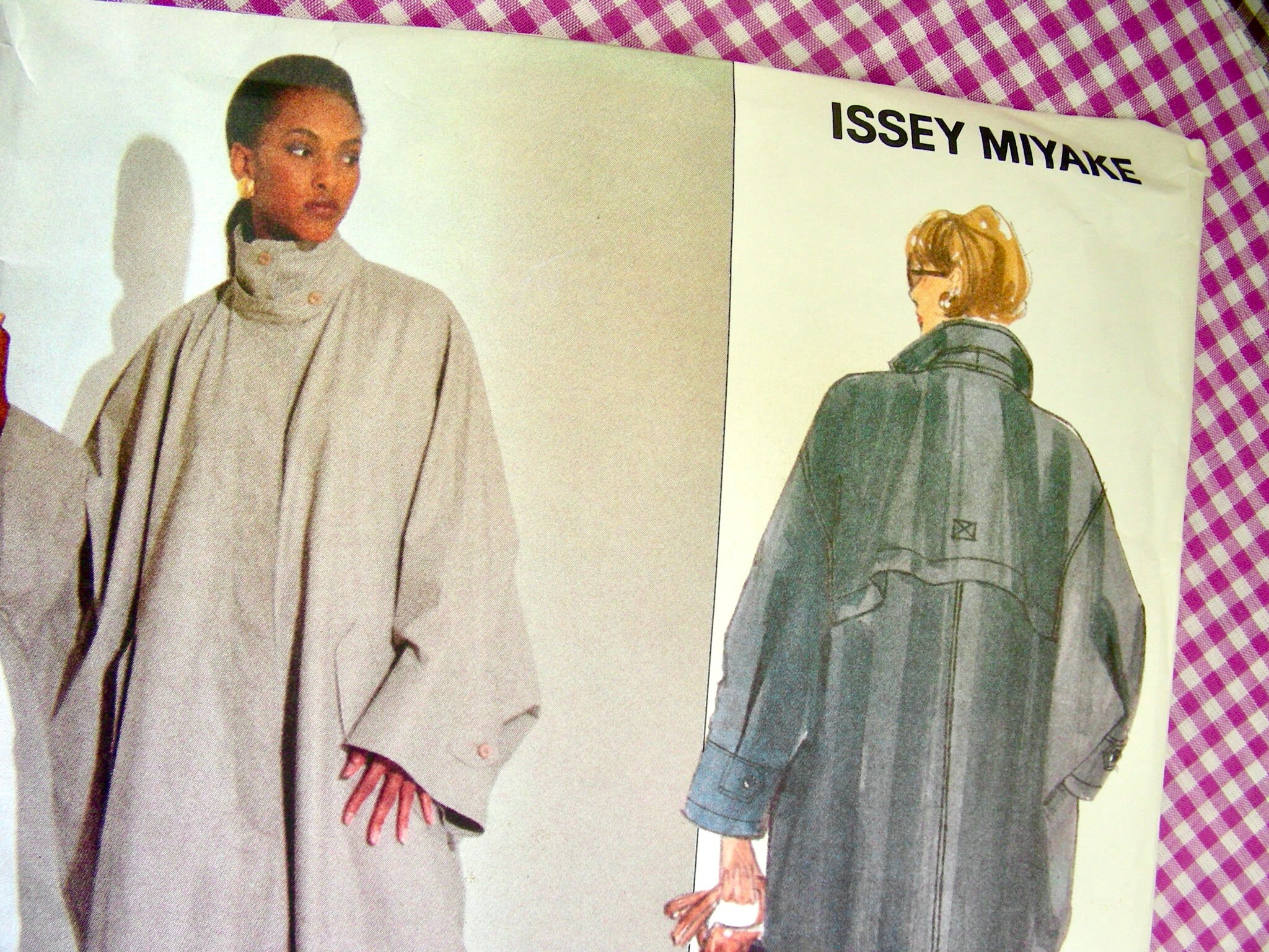 Issey Miyake Womens Lined Jacket and Wide Leg Pants Vogue Sewing Pattern  V1186 Size 6 8 10 12 Bust 30 1/2 to 34 FF -  Canada