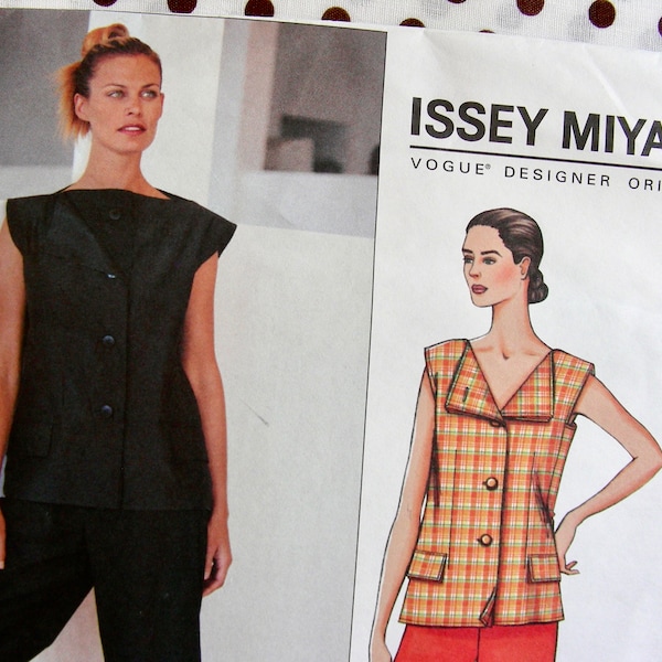 ISSEY MIYAKE  UNCUT Vogue Pattern 2667  *  Fabulous Misses' Japanese Style Jacket, Shirt & Pants  * Size 6-8-10 or 18-20-22