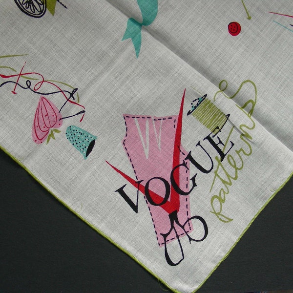Vintage Vogue Patterns  Hankie Hanky Handkerchief ** Signed by Pat Prichard ** UNUSED ** Multiples Available
