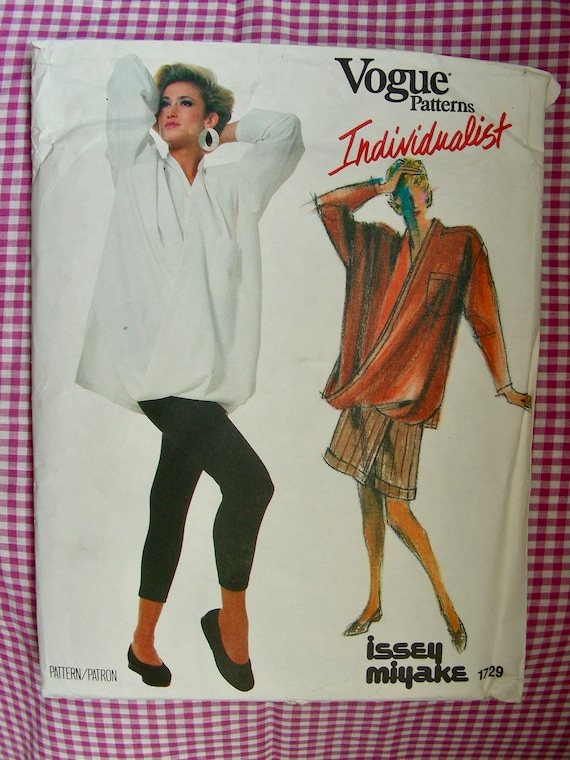 UNCUT ISSEY MIYAKE Designer Vogue Pattern 1729 * Fabulous