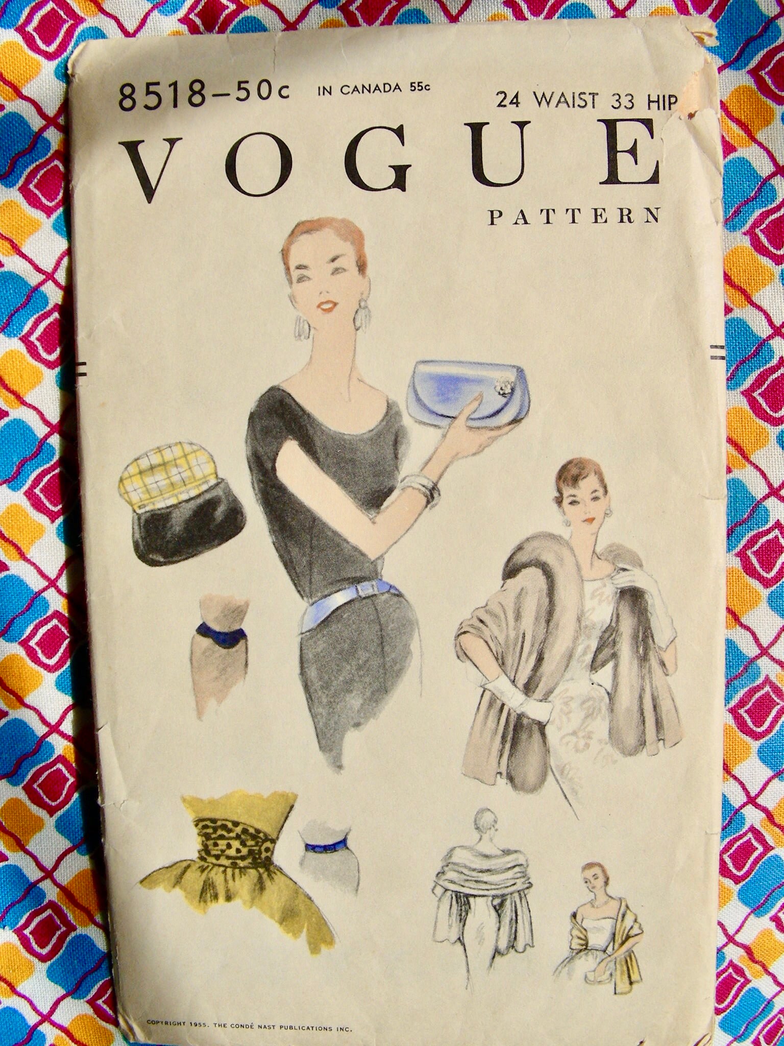 VOGUE コラージュクラッチバッグ VOGUE コラージュクラッチバッグ