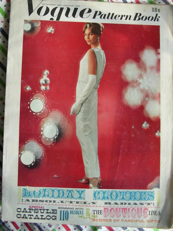 Vintage VOGUE Pattern Fashions PATTERN Book Catalog - VOGUE
