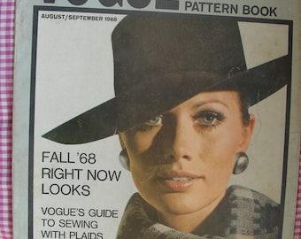 Vintage Vogue International Pattern Book: Fall 1968 Fashion