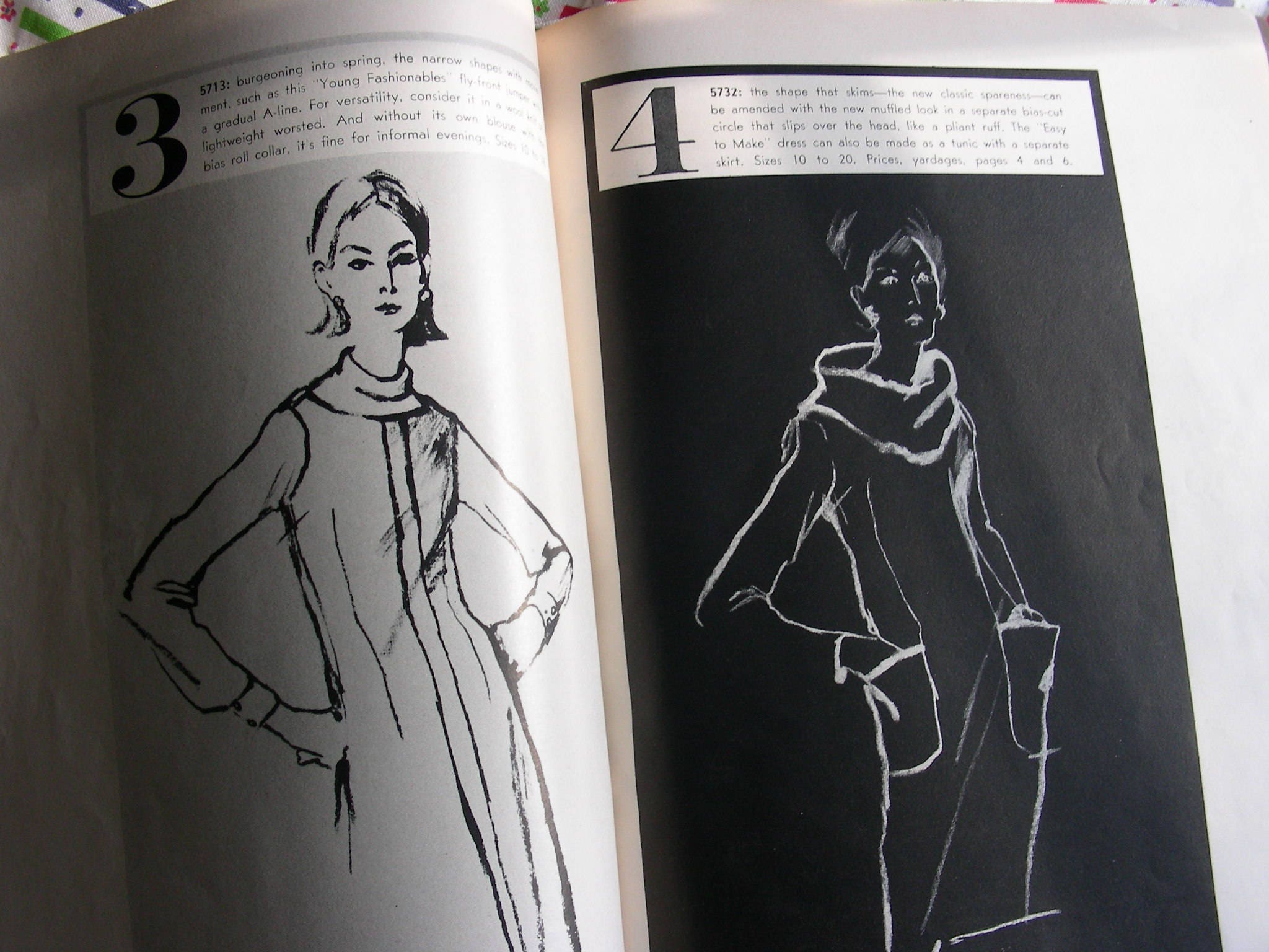 Vintage VOGUE Pattern Fashions PATTERN Book Catalog - VOGUE