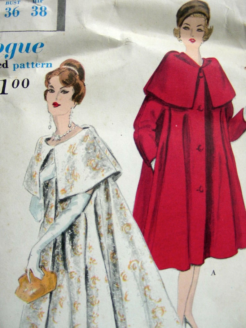 Vintage 1950s VOGUE Pattern 9823 RARE Hollywood Glamour | Etsy