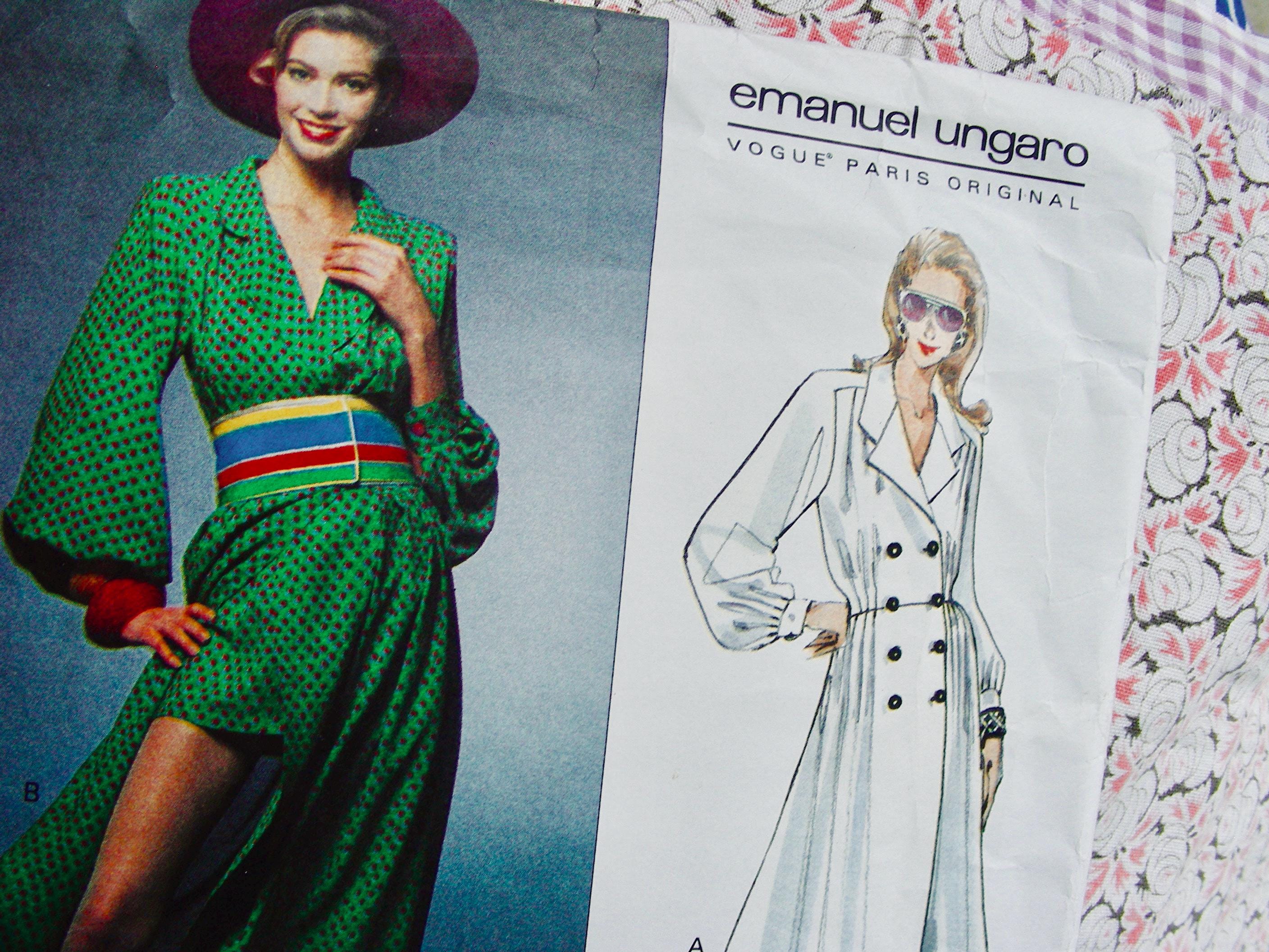 emanuel ungaro green dress Designer * Vogue Paris Original Pattern 1127 * UNCUT * Misses' Double-breasted & Mini Shorts * Sizes 12-14-16 satin evening dresses