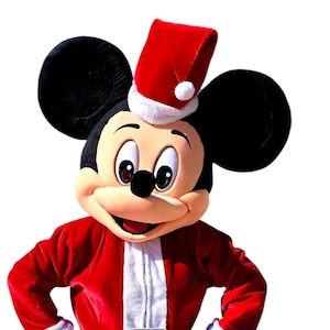READY TO SHIP Mickey Holiday Mascot Costume