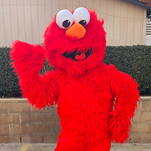 READY TO SHIP Elmo Red Mascot Costume