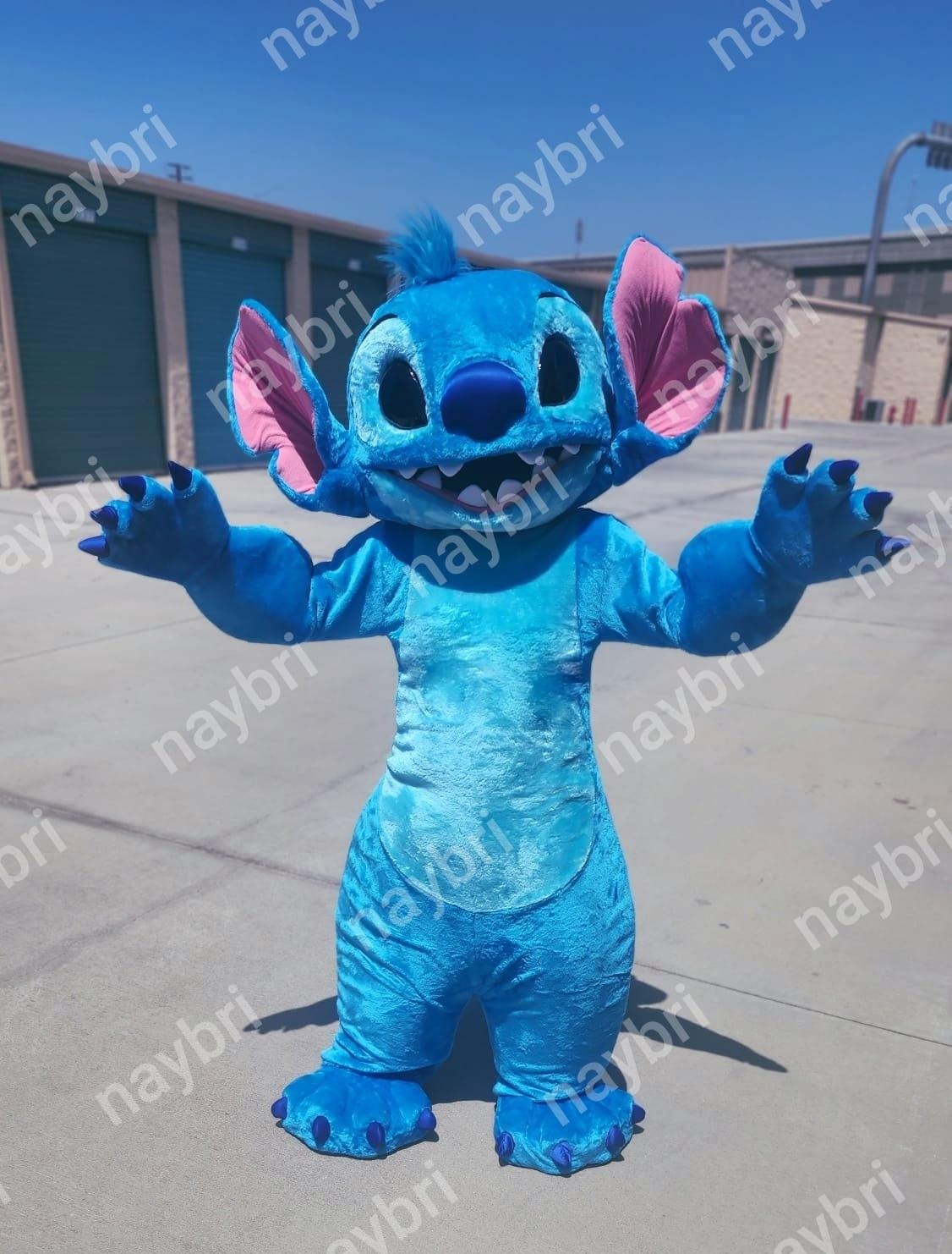 READY TO SHIP Blue Alien Mascot Costume