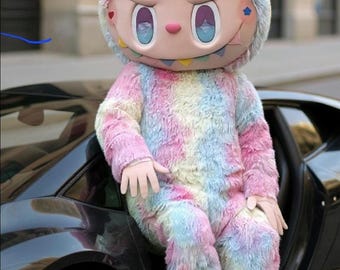 READY TO SHIP Lababu Monster Rainbow Mascot Costume