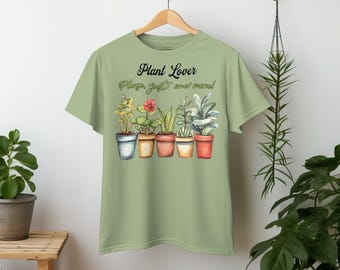 Plant Lover PNG, Sublimation Design, Please, Just One More Png, Fun Plant t-shirt Png, Gardener Png, Digital Download Png, Funny png