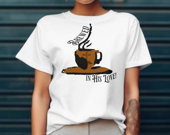 Brewed in His love! PNG & SVG design | Digital Download | Instant Digital Only | Inspiration and Coffee | Gift Idea