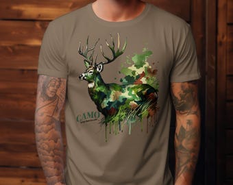 CAMO is my favorite color PNG design | Digital Download | Hunting Digital T-shirt Design | Great Gift Idea | Watercolor Style | Get 2 Free