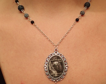 Abashed the Devil stood and felt how awful goodness is, Milton Necklace