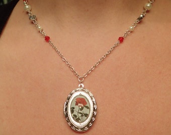 Robert Burns My Luv is like a red, red rose Locket