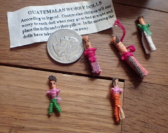 Vintage Guatemalan Worry Dolls