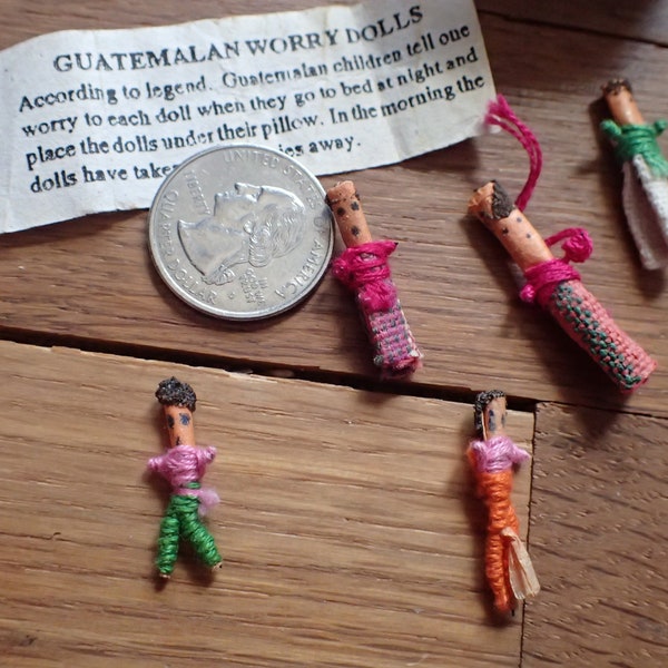 Vintage Guatemalan Worry Dolls