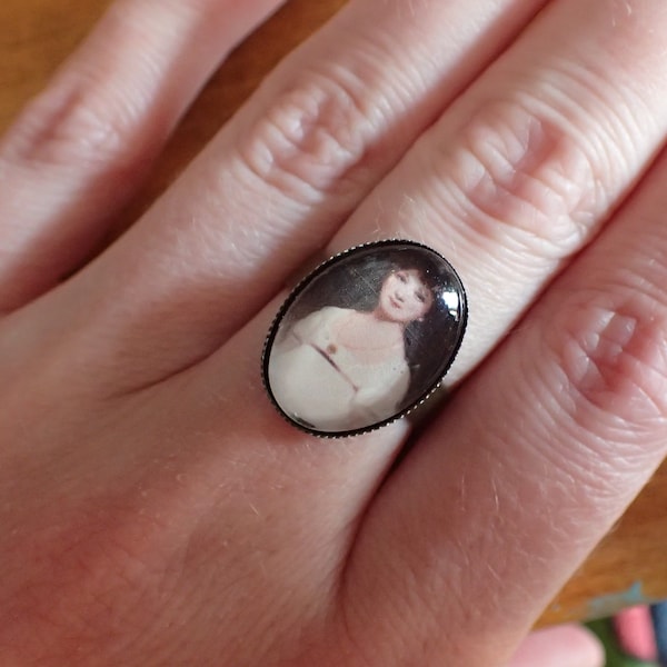 Jane Austen portrait ring