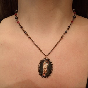 Vlad Tepes, Dracula large portrait necklace