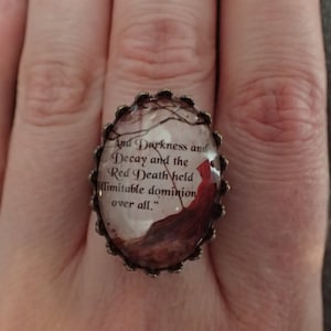 The Masque of Red Death ring, Large