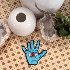 Hand Evil Eye iron on patch