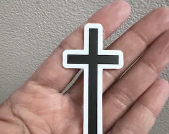 Cross sticker