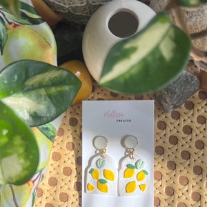 Lemon Arch earrings