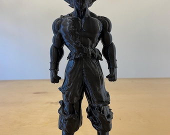 3D Printed Dragon Ball Goku Super Saiyan | Personalized Model | Custom made | Display for living Room, Game Room, Office Gift