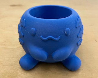 3D Gedruckter Axolotl Stiftehalter | Personalisierte Modell | Maßanfertigung | Display für Wohnzimmer, Spielzimmer, Büro Geschenk