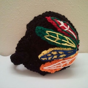 Baby Blackhawk Helmet, NHL BLackhawks baby Shower image 1