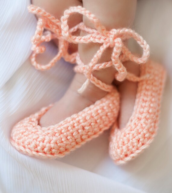 Zapatillas de ballet online tejidas a crochet