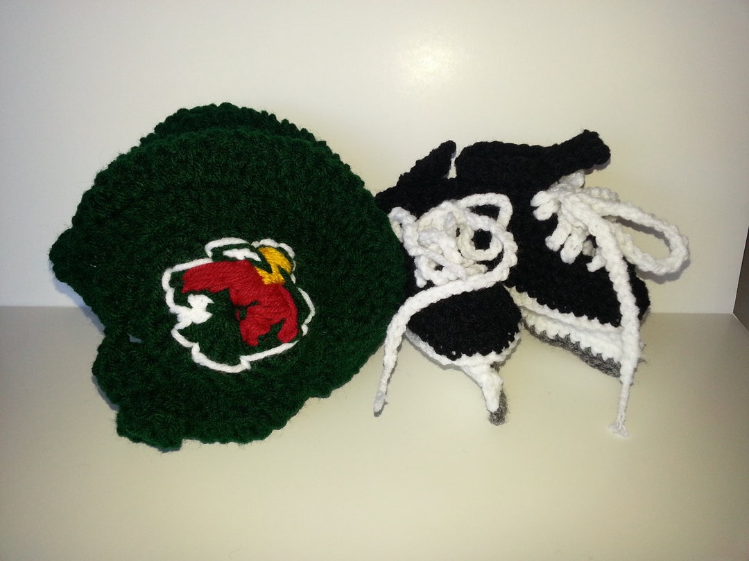 Minnesota Wild Helmet and Ice Skates, NHL Wild, Hockey Skates Etsy
