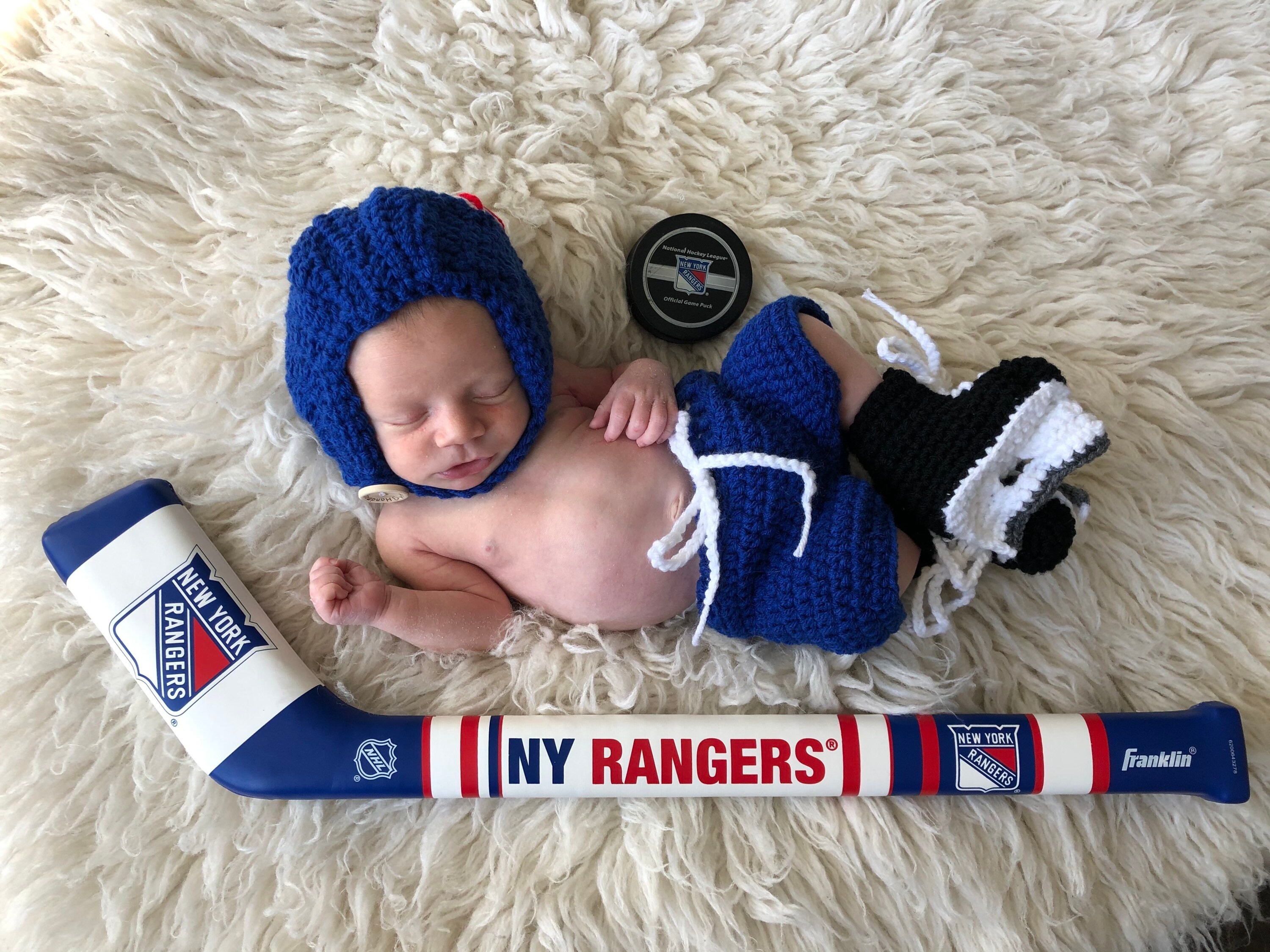 Sport Outfit Baby Hockey Outfit NHL Outfit NY Ranger Baby 