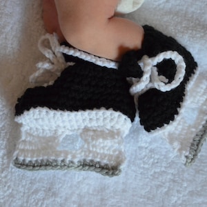 Hockey Booties, NHL skates, Ice Skate Booties, Baby shower, Ice skates Customize