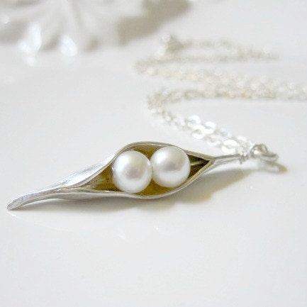 Two Peas in a  Pod Necklace, Two Peas in a Pod Jewelry, Best Friends …