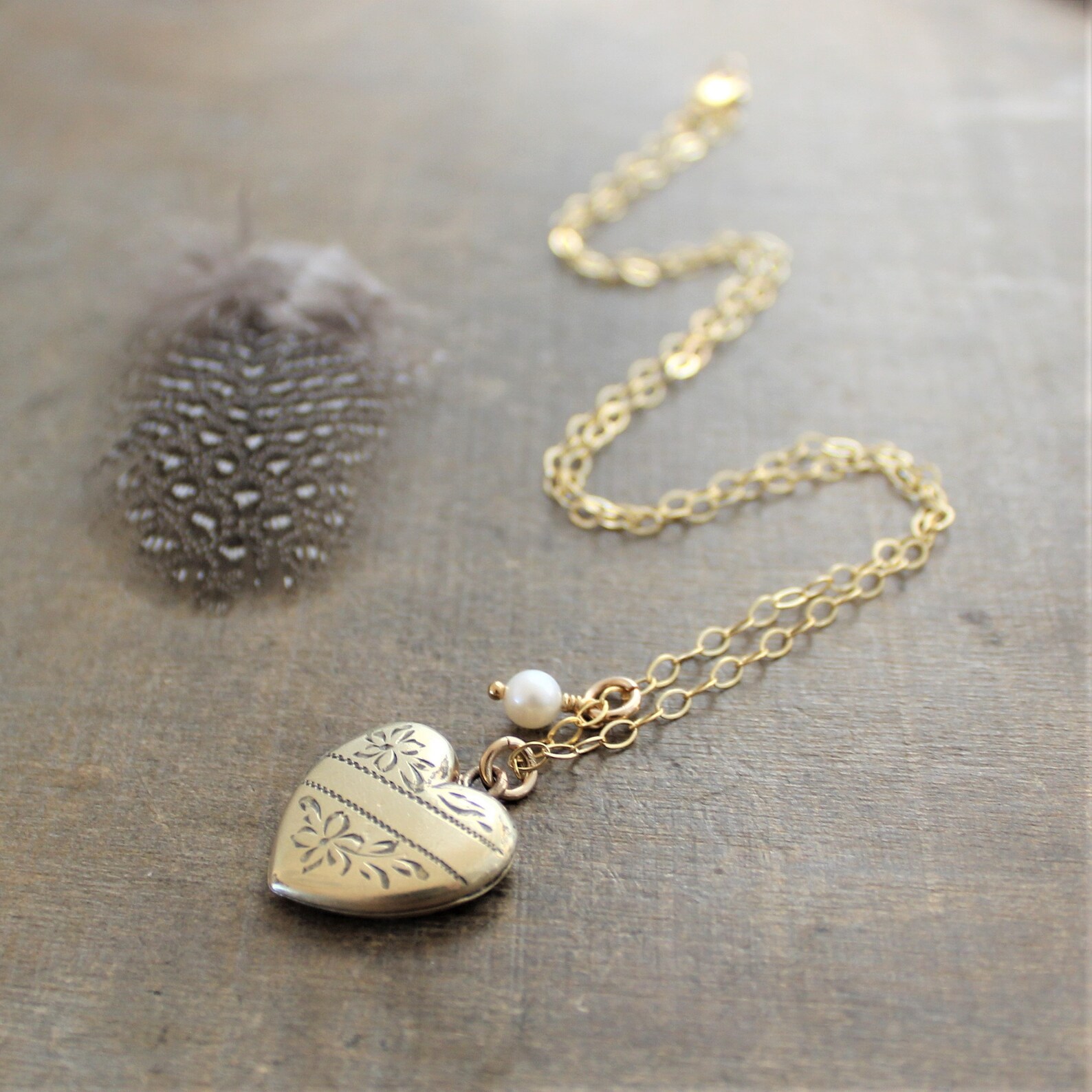 Gold Heart Locket Necklace Gold Locket Gold Photo Locket Etsy New Zealand